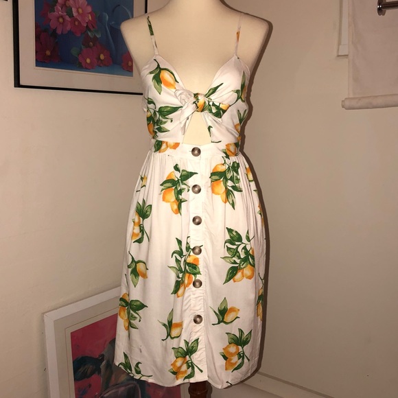 mimi chica tie front dress